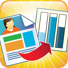 Tiered Color Monitor Chicklet Icon LAD, Kyocera, Advanced Business Systems, NY, New York, Kyocera, Brother, Epson, Dealer, COpier, MFP, Sales, Service, Supplies